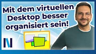 Windows 11: Zu viele geöffnete Programme? Nutze die Vorteile des virtuellen Desktops!