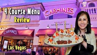 Carmine's Las Vegas | 4 Course Menu Review