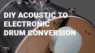 Acoustic to electronic drum kit conversion (DIY)