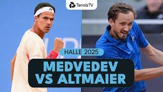 Daniil Medvedev vs Daniel Altmaier Highlights | Halle 2025