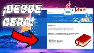 SISTEMA DE PRÉSTAMOS PARA BIBLIOTECA EN JAVA  | CRUD MYSQL MATERIAL DESIGN DESDE CERO | LOOK & FEEL