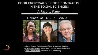 Book Proposals and Book Contracts in the Social Sciences:  A Faculty Panel