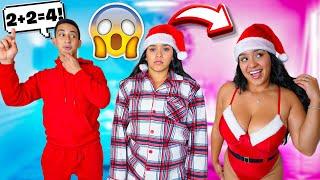 PUTTING ON A SPICIER CHRISTMAS OUTFIT EVERY TIME HE GUESSES CORRECTLY! *Gets crazy*