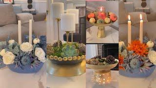 Easy Dollar Tree fall Decor/ Table Decorations Ideas 2024