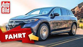 Mercedes EQS SUV (2022) | Schmutzige Ausfahrt im neuen Luxus-E-SUV | Erste Fahrt mit Malte Büttner