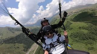 paragliding in Gudauri Georgia with SkyAtlantida team
