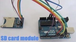 Arduino Tutorial - SD card module