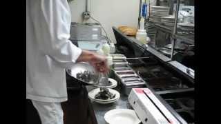 Al Vento - Sous Chef Lucas Thompson in our kitchen.