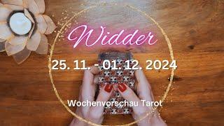 WIDDER ️ "STOP! JETZT KOMMT EUER GLÜCK ZUERST" 25.11. - 01.12. 2024 Tarot