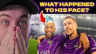 REACTING TO I PLAYED IN A CHARITY MATCH WITH THIERRY HENRY!