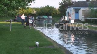 Locks, Narrowboat ,Canal, Grand Union Canal, England,