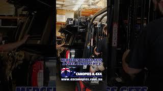 MERCEDES XCLASS GETS A STEEL CANOPY! PT 2