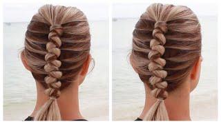 How to create a wrap braid ️ #hairstyles