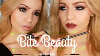 NEW BITE BEAUTY Lip Pencils & Amuse Bouche Lipsticks | LIP SWATCHES + Quick Review  #bitebeauty