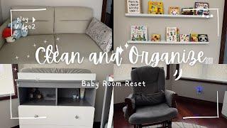 Clean and Organize. Toddler Room Reset. Closet clean out. Video 2.