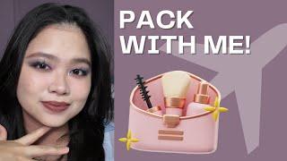 ️ pack with me! makeup bag edition 