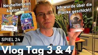 SPIEL Essen 2024 - Neuheiten von Avalon Hill, viele neue Spiele fürs Regal – Vlog Tag 3 & 4