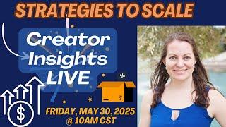Top Strategies to Scale Your Amazon Commissions - Creator Insights LIVE for Amazon Influencers