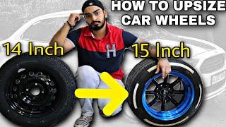 ALLOY UPSIZING & TIRE UPSIZING Tips  How To Perfectly Upsize Alloy Wheels  Speedy Singh