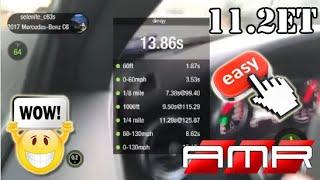 AMR Performance COMPORT: MB C63S AMG goes 11.2et in a 1/4 mile!