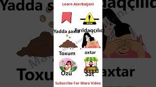 Azerbaijani Sentences Daily Use English To Azerbaijani #azerbaijani