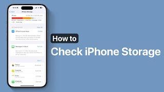 How To Check iPhone Storage | iPhone 16 Tutorials | iOS 18