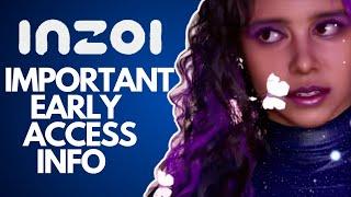 InZOI  Early Access Important Info