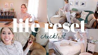 CLEAN WITH ME vlog! Life Reset Routine: How to get your life together!