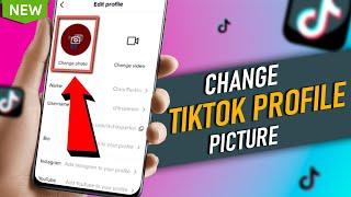 How To Change TikTok Profile Picture | Upload TikTok Profile Pic 2024