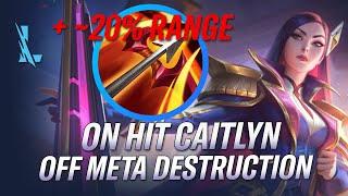 OFF META ON HIT CAITLYN BUILD | INFINITY EDGE IS DEAD?! | RiftGuides | WildRift