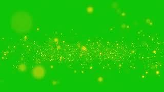 Gold Dust Particles Green Screen Video Effects / Satish Designgraphy