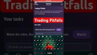 Trading Pitfalls | Tapswap code || tapswap code Trading Pitfalls #tapswapcode #crypto