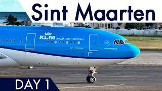 ST MAARTEN Planespotting  Princess Juliana airport [ 4K ]