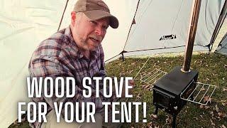 Wood Stove | Wood Burning Stove for Heating Cooking Camping Hunting