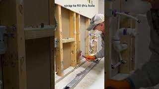 Smarter Drywall Installation cut your Drywall Finishing time in HALF! #shorts #diy #howto