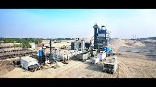 Asphalt Batch Mix Plant Running on Coal Fire Burner & Bitumen Drum Decanter for Maximum Cost Saving