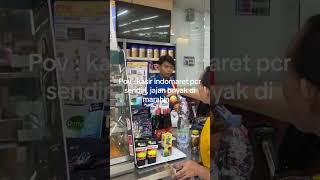 Ketika punya pacar kasir indomaret Credit : TikTok @natalianatt22#indomaret