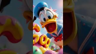Donald Duck Quacks into Gooey Trouble! #shorts #gloobadoo