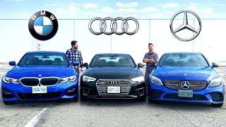 2019 BMW 3 Series vs Audi A4 vs Mercedes C-Class // Battle Of Kings