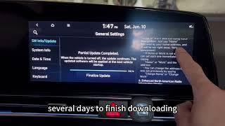 Hyundai Vehicle OTA Update with Bluelink
