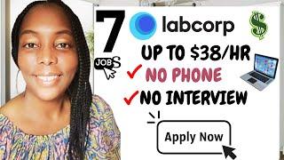 LabCorp is Hiring! Part & Full Time WFH Jobs No Interview No Phone