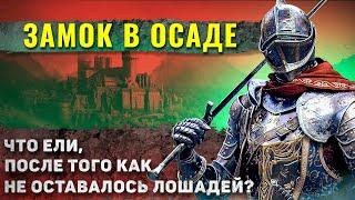 Как жили в средневековых замках при ОСАДЕ?