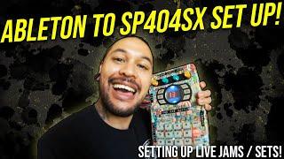 EXPORTING FROM ABLETON TO SP404 | SETTING UP LIVE JAMS.