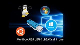 Multiboot usb UEFI LEGACY all in one