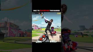 ONLY 1% PLAYER HAS THIS BANNER...️ #youtubeshorts #garenafreefire #freefireshorts #shortsfeed