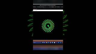 Amazing Rotating Python Graphics Design using Turtle #python #pythonshorts #coding #viral #design