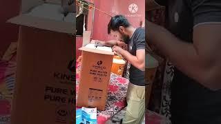 unboxing new RO water purifier. editing by Mohit Gautam  .