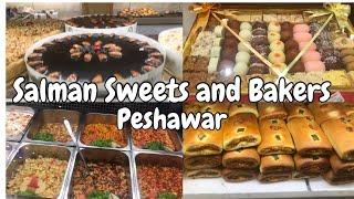 Salman Sweets and Baker’s Peshawar ||Fresh Bakery items ||zainsh Khattak vlogs