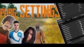 BEST PUBG SETTINGS: PROS & STREAMERS feat. shroud, doc, grimmmz