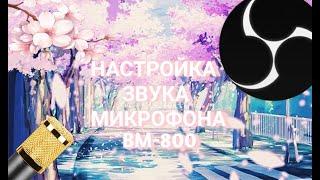 НАСТРОЙКА ЗВУКА НА МИКРОФОН BM-800